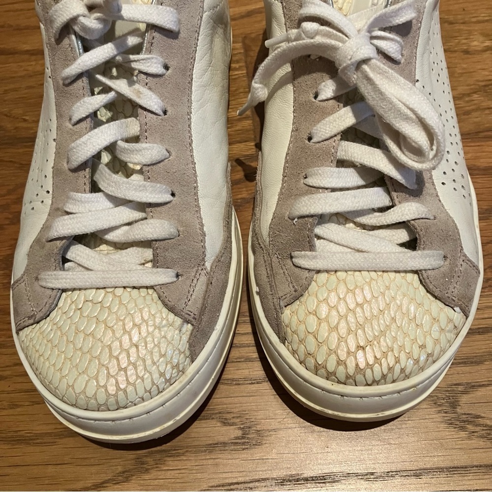 P448 White Leather John Sneaker Snakeskin
& Holographic Details (36) - Picture 6 of 12
